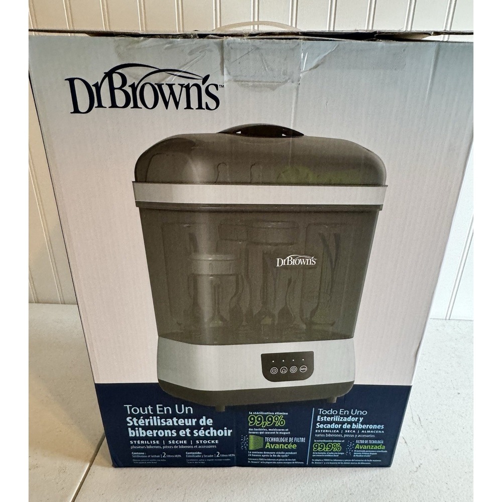 Dr. Brown's All-in-One Baby Bottle Sterilizer and Dryer AC177 New Sealed Box NIB - Picture 7 of 9